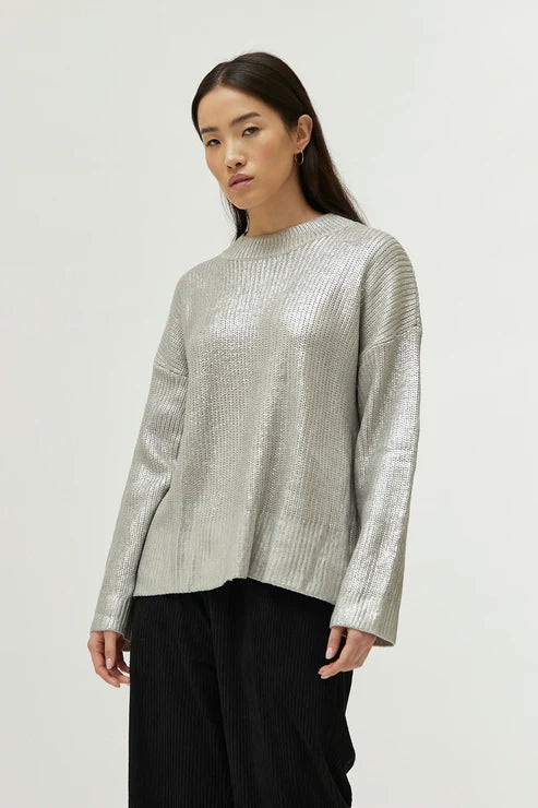 Silver Coated Sweater