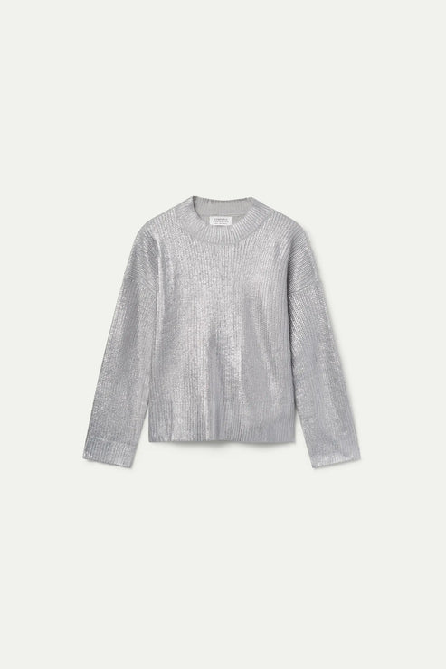 Silver Coated Sweater