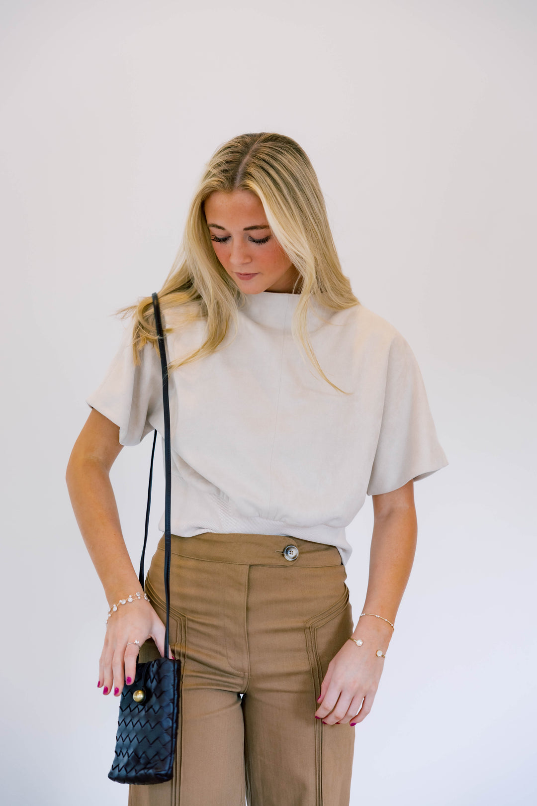 Ines Suede Top