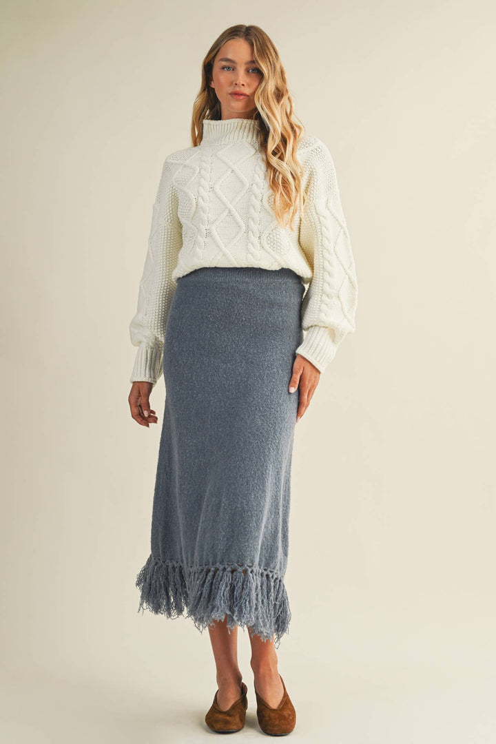 Annika Skirt in denim — view 6