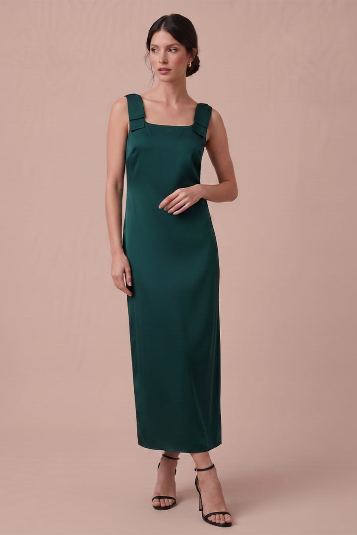 Emery Dress in Emerald Green