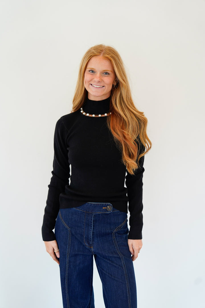Pearly Turtleneck