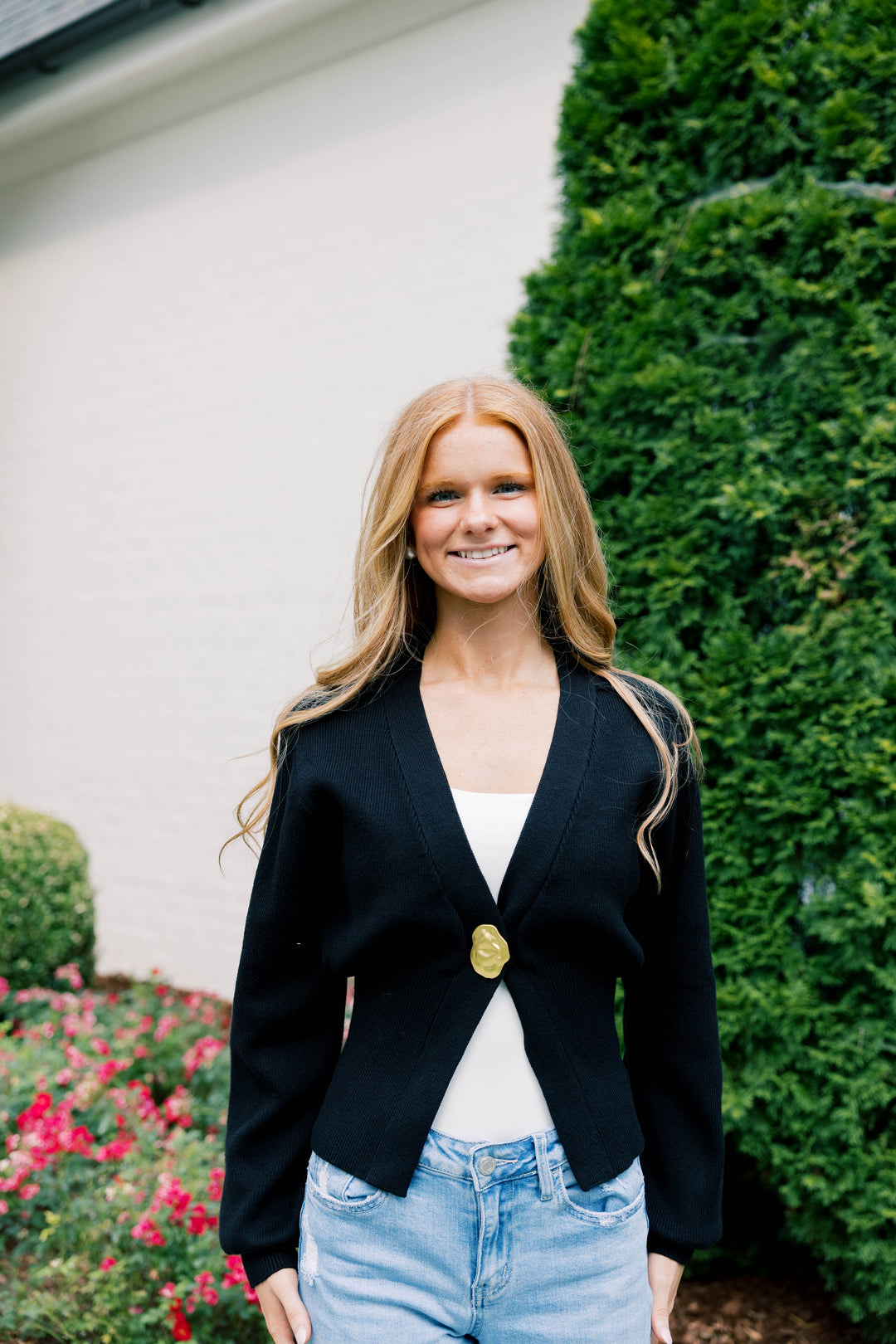 Golden Accent Cardigan