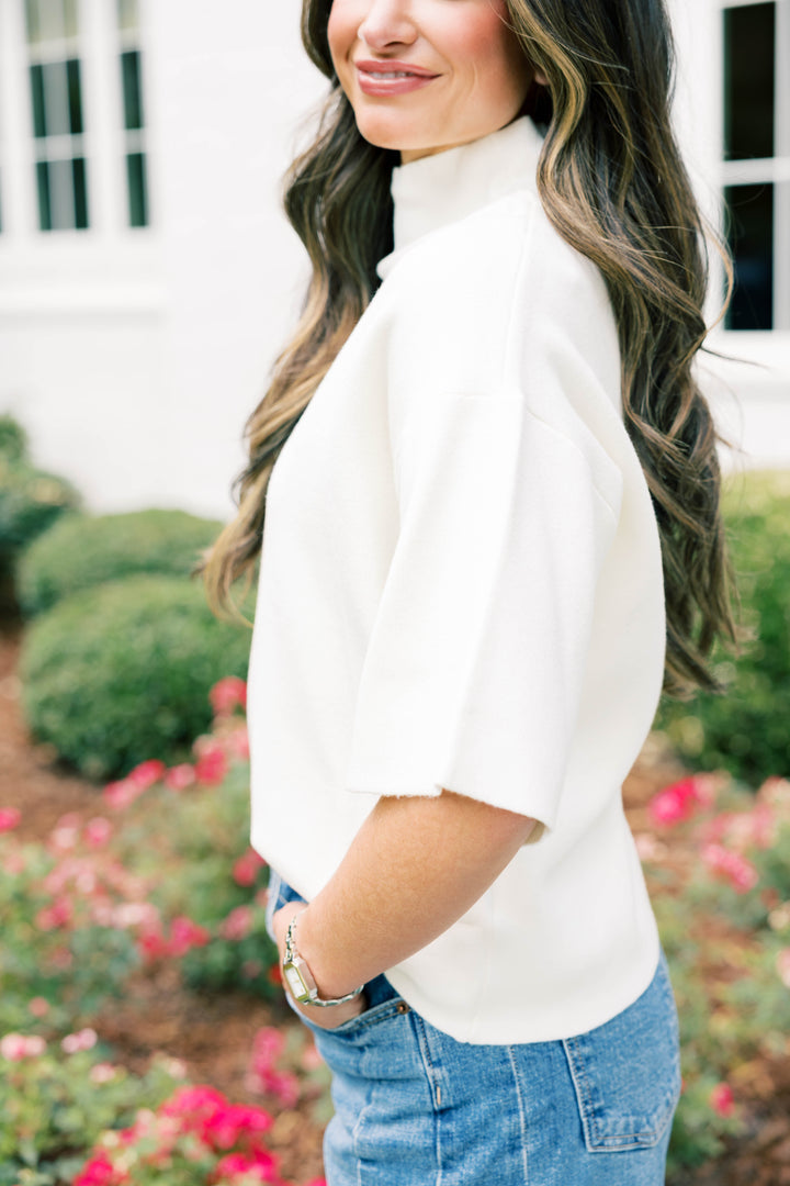 Serene Short Sleeve Sweater