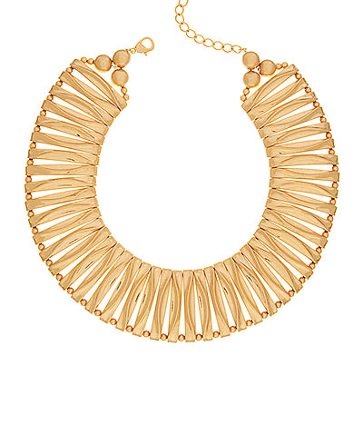 Bar Link Statement Necklace