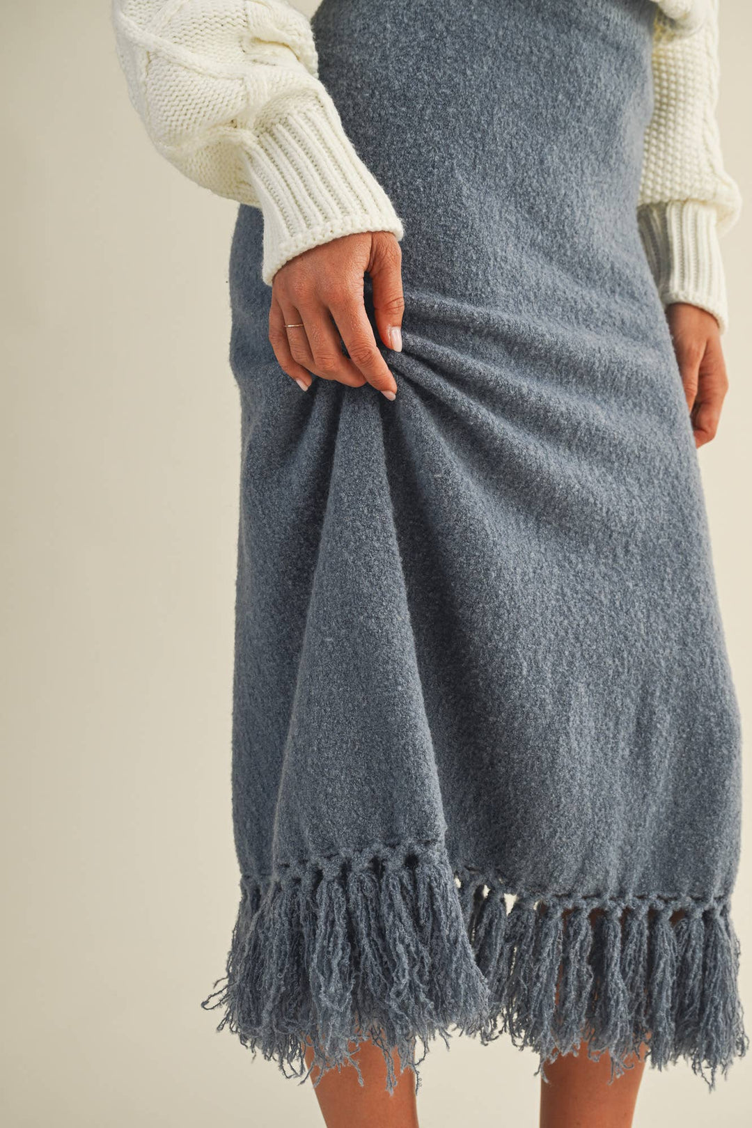 Annika Skirt in denim — view 5