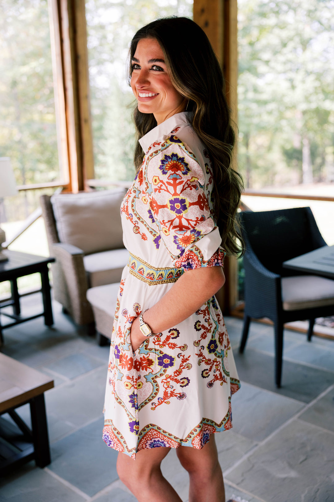 Bohemian Flower Dress
