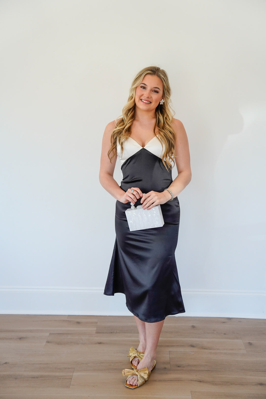 colorblock cocktail dress A-Line Color Block Cocktail Dress