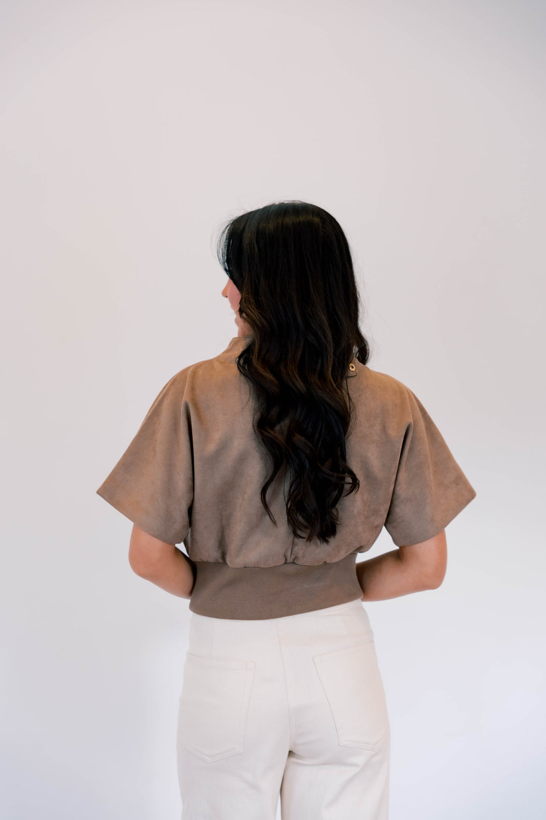 Ines Suede Top