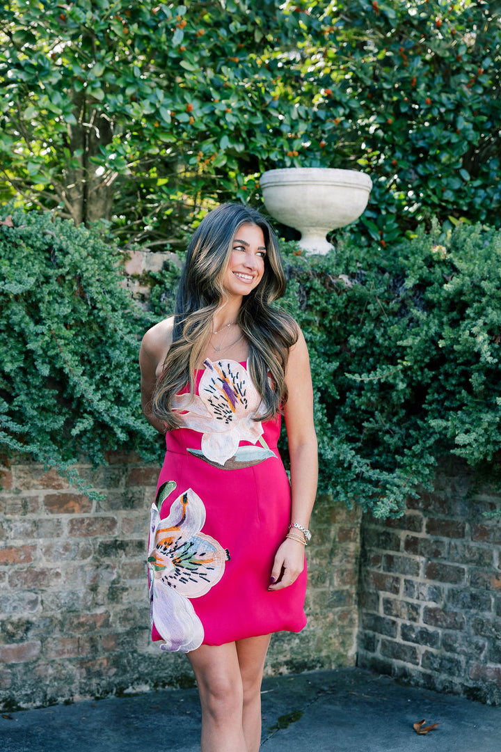 3-D Blooms Dress