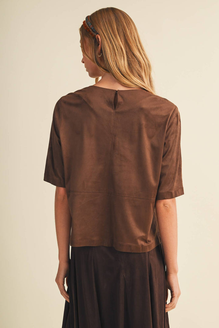 Francine Top in Espresso