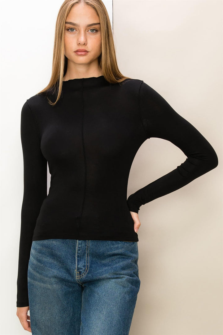 Carlisle Mock Neck Top