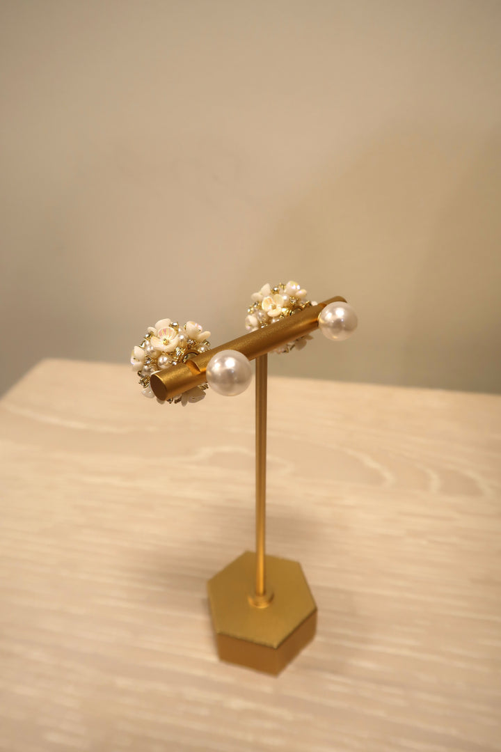 Crystal and Pearl Earring