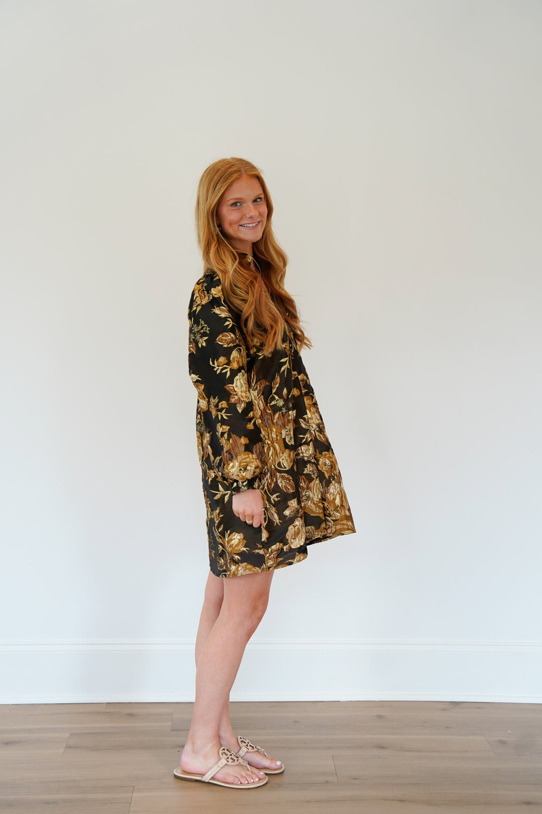 Golden Bloom Dress