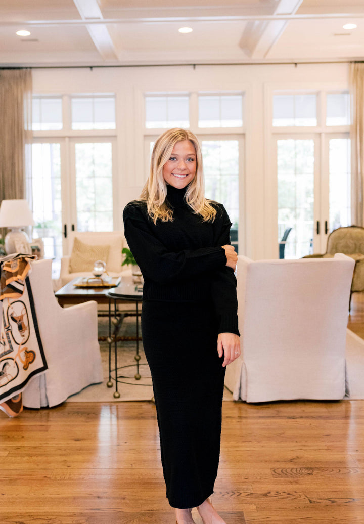 Turtleneck Shirt Dress