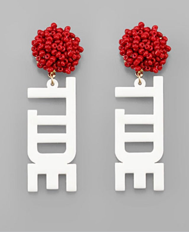 Tide Script Earring