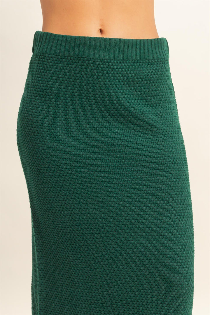 Knit Sweater Skirt Set