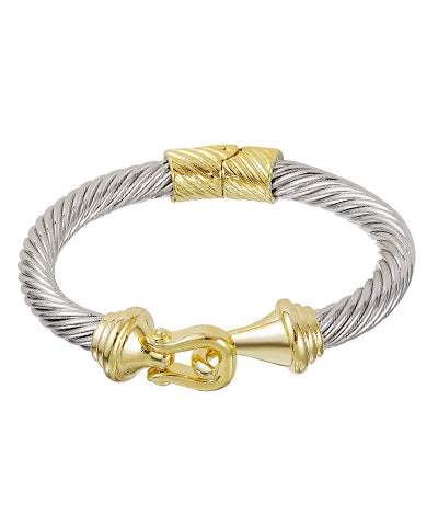 Thick Roped Hook Bracelet