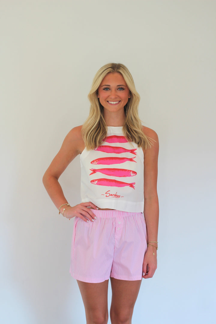 Pink Sardines Top