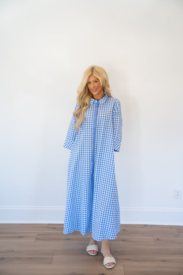Blue Picnic Dress