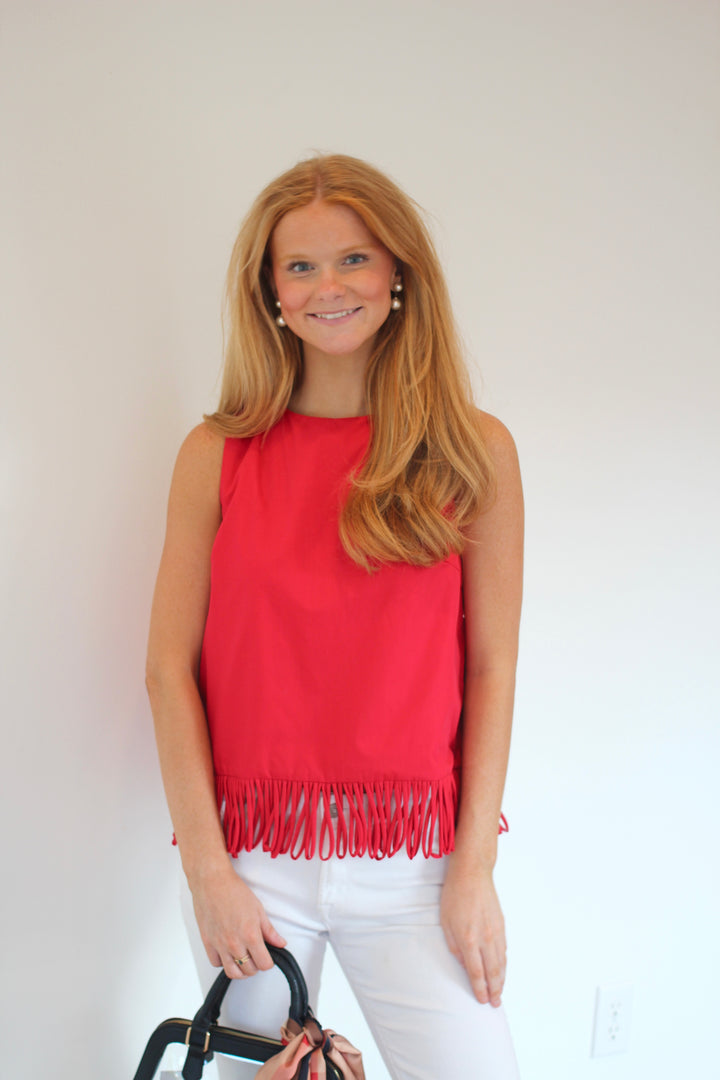 Farah Fringe Top