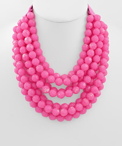 Beaded Statement Necklace