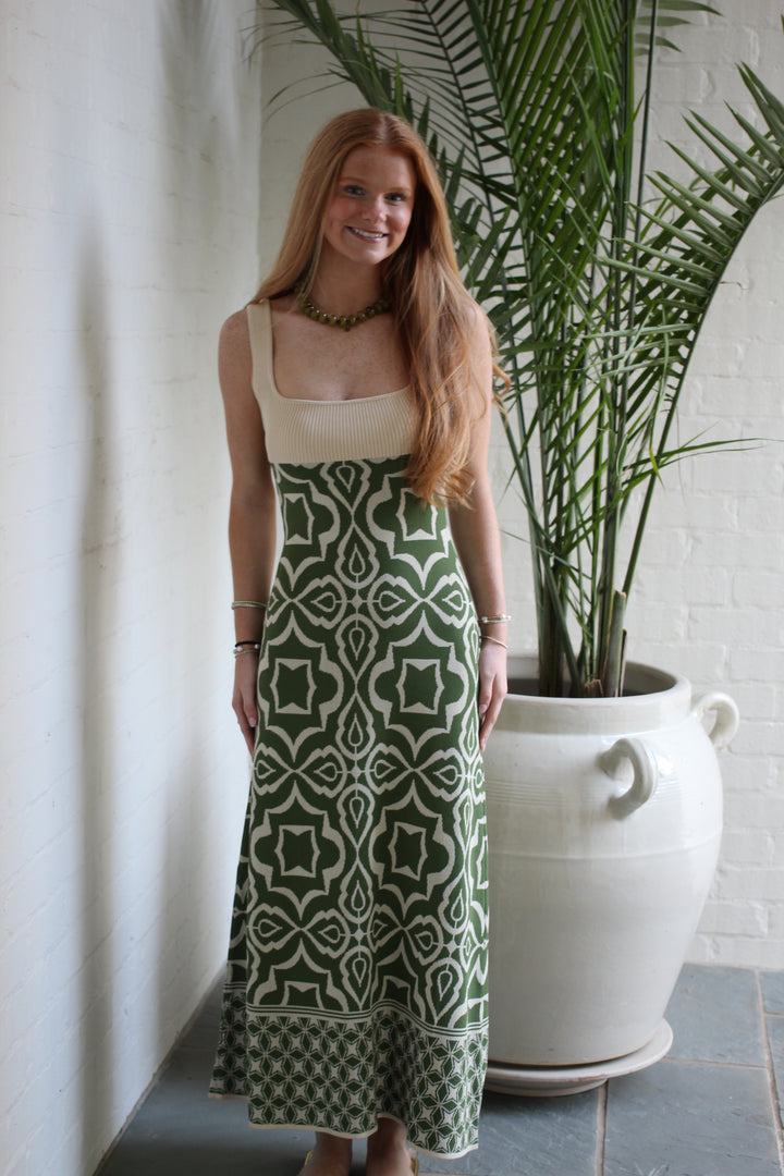 Geo Knit Dress