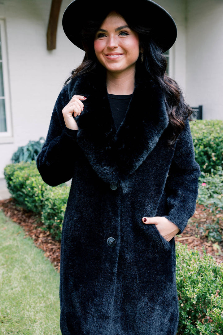Faux Fur Sweater Jacket