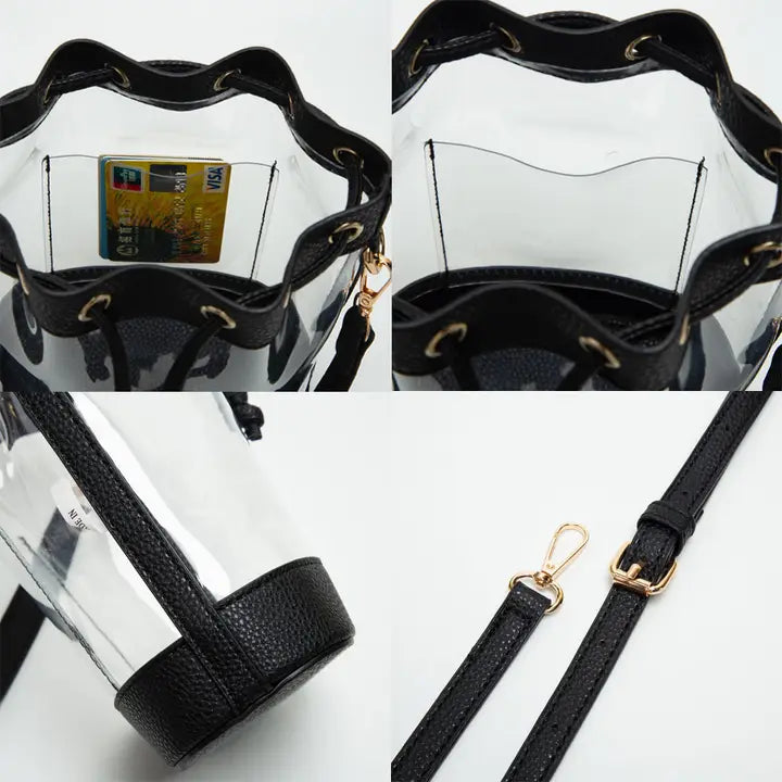 Clear Bucket Handbag