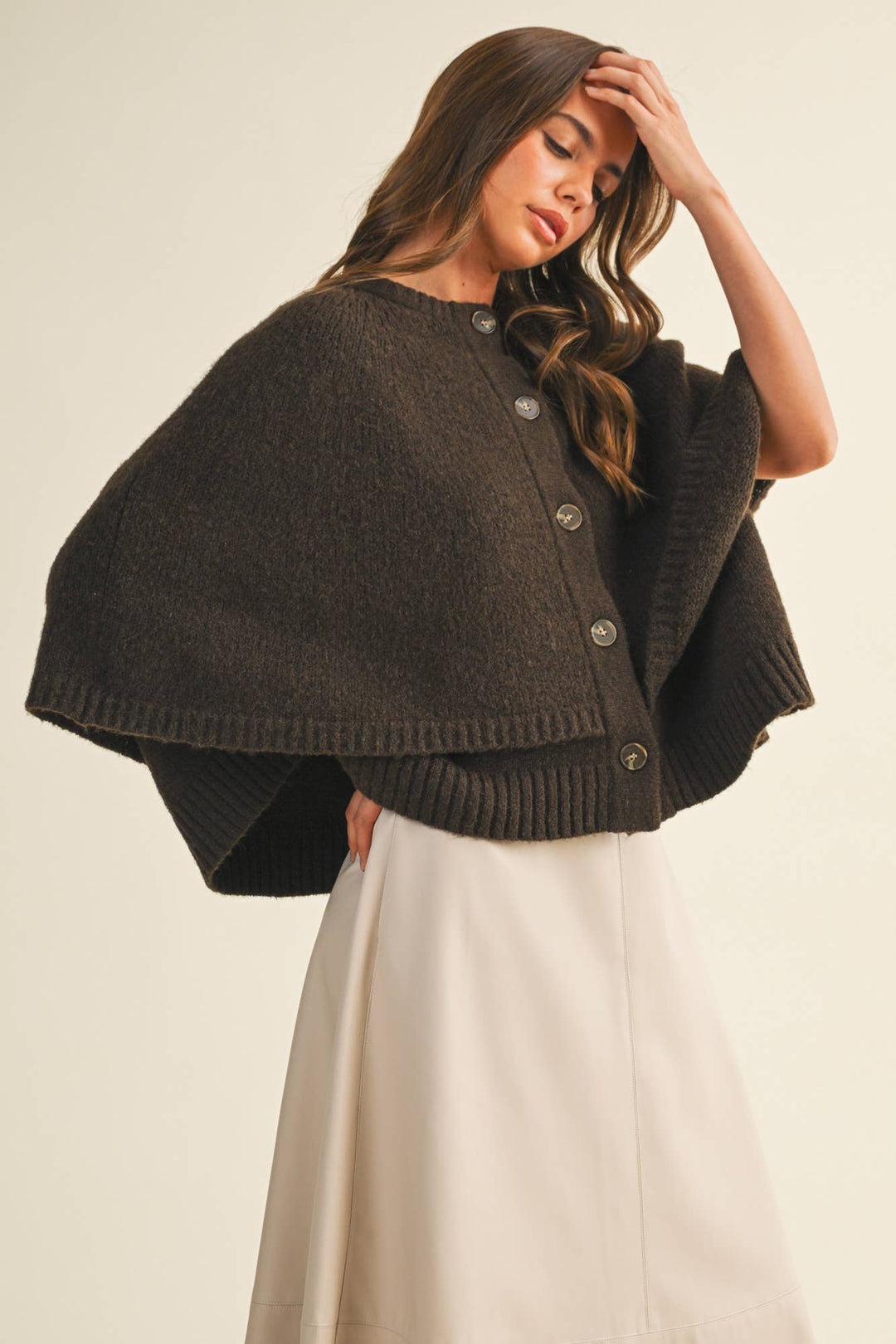Maxine Capelet in Espresso