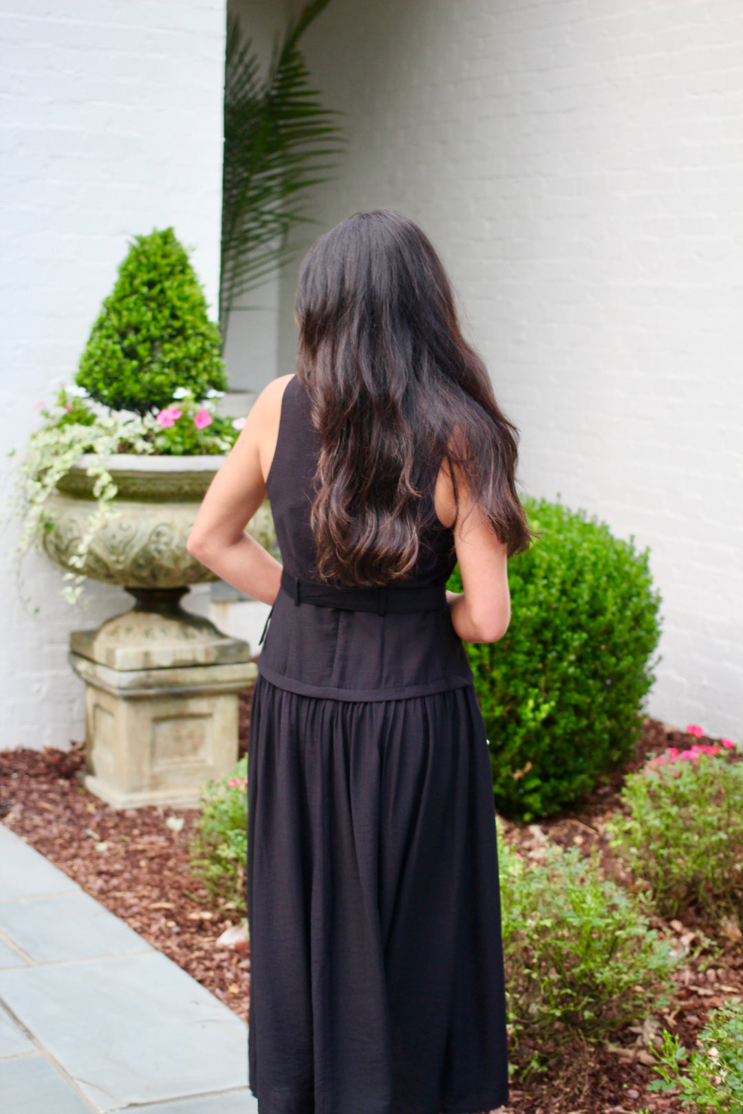 Jess Drop Waist Little Black Dress