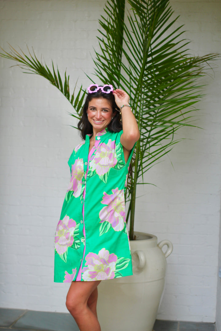 Greenie Mini Dress