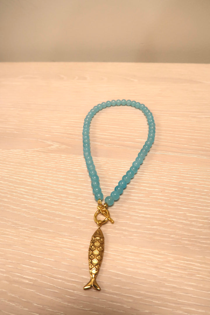 Beaded Fish Necklace