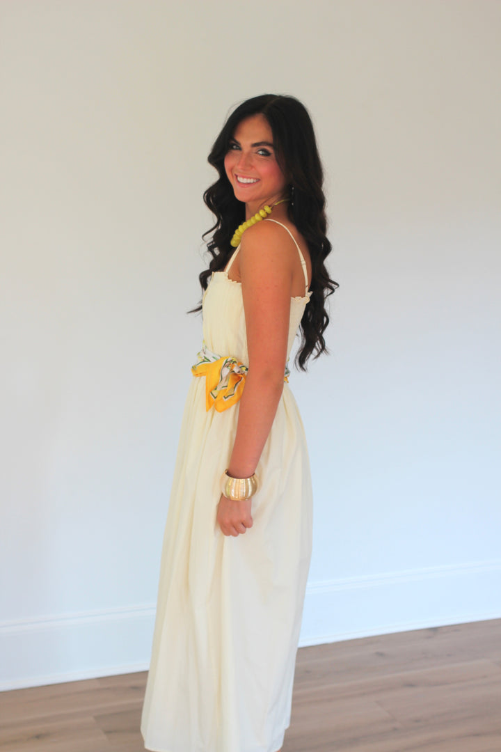 Ivory Pintuck Dress