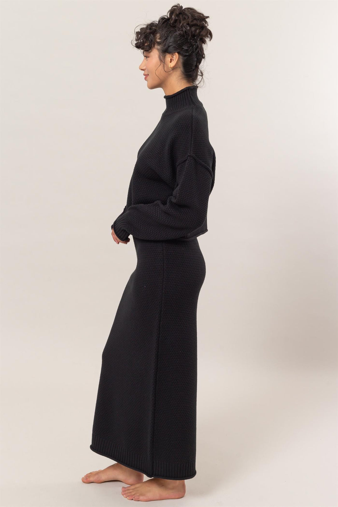 Knit Sweater Skirt Set