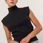 Classic Cap Sleeve Turtleneck