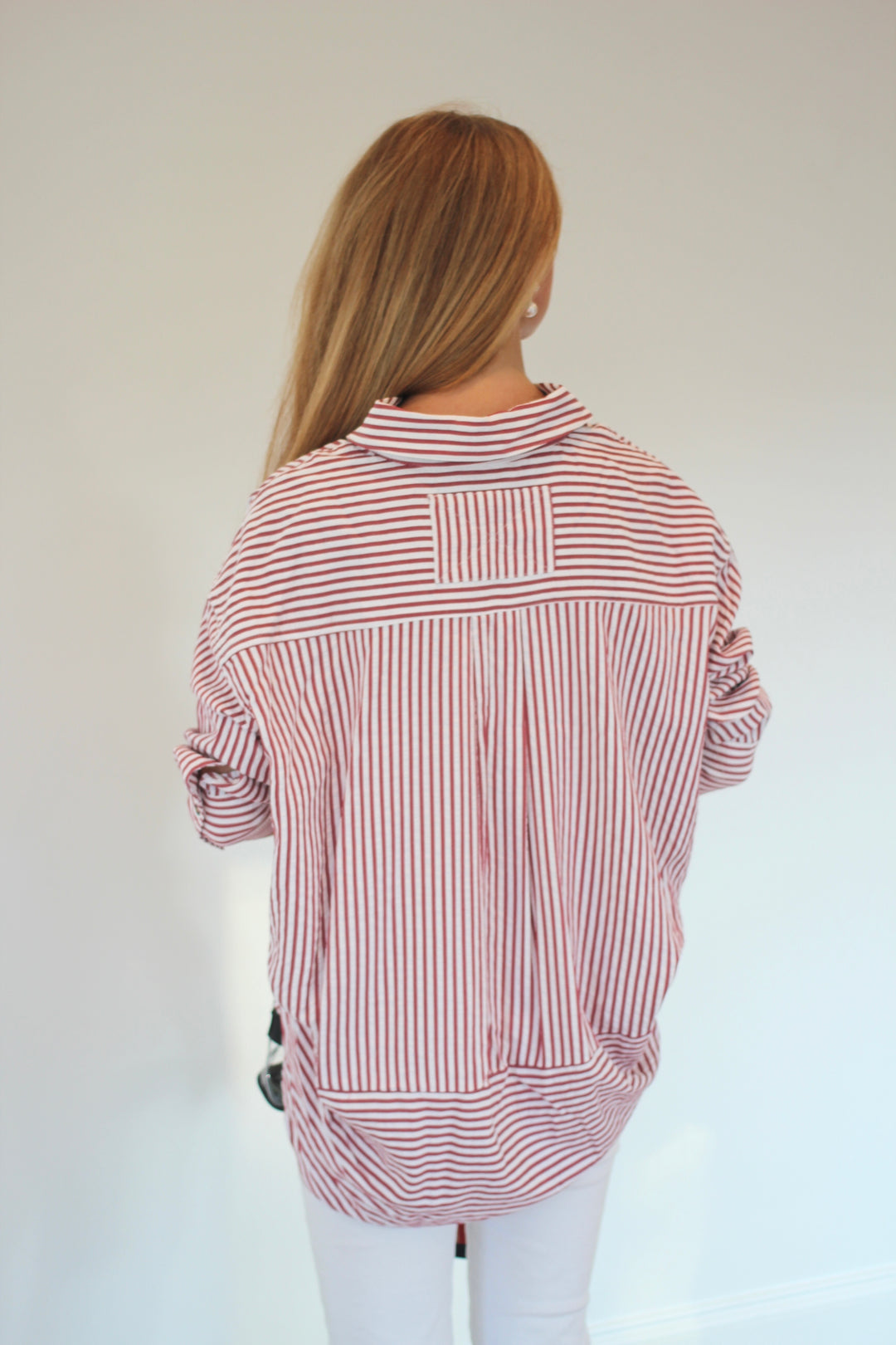 Rosewood Seersucker Top