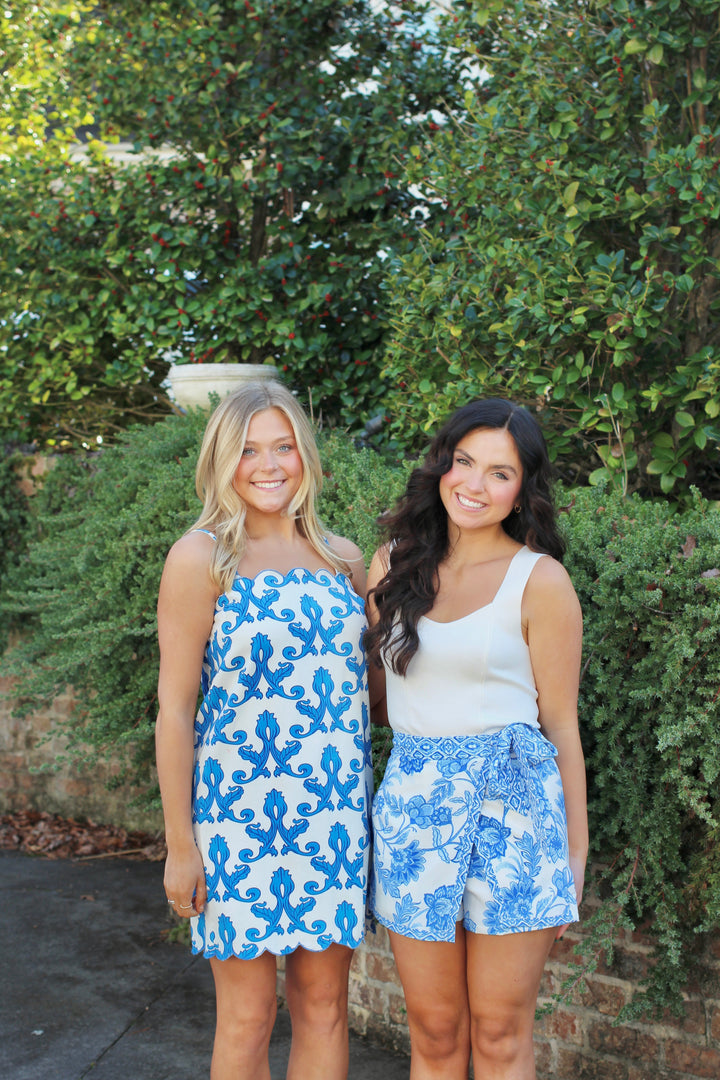 Porcelain Garden Skort
