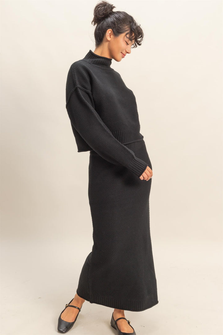 Knit Sweater Skirt Set