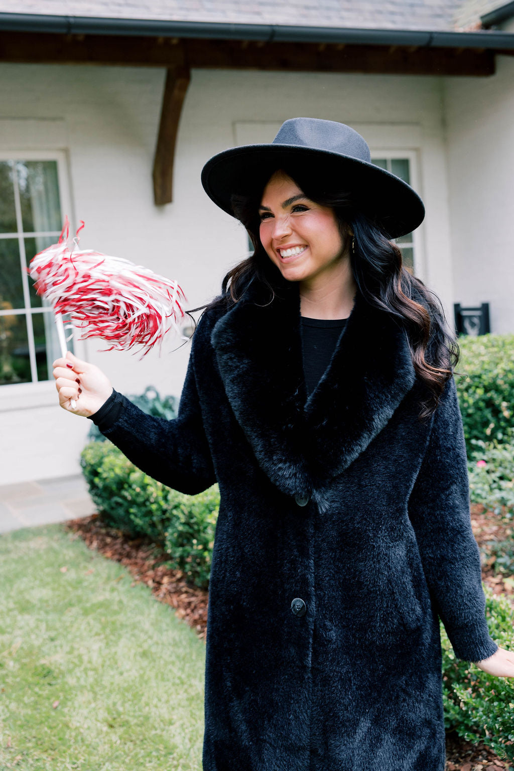 Faux Fur Sweater Jacket