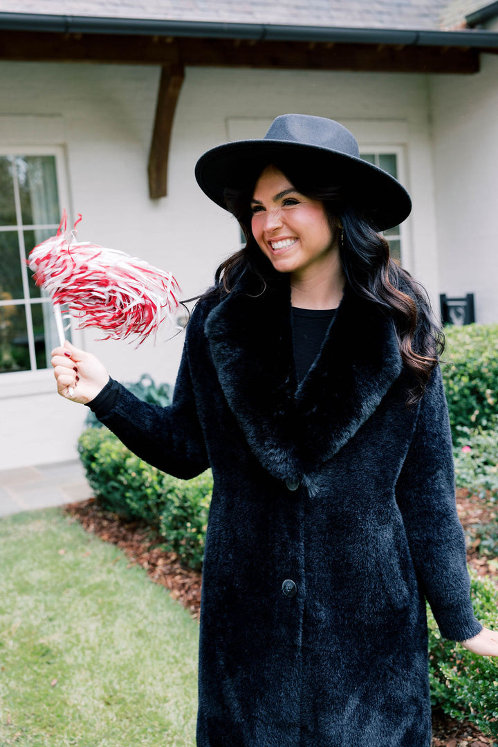 Faux Fur Sweater Jacket