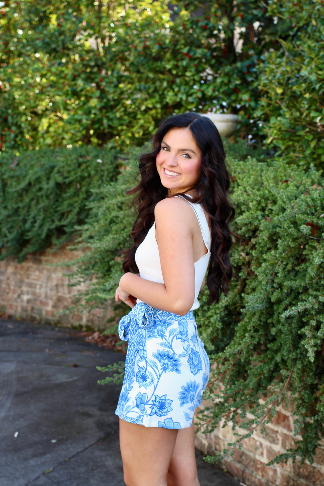 Porcelain Garden Skort