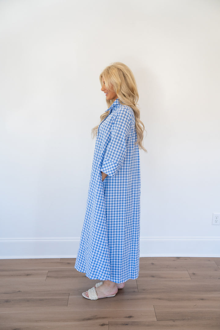 Blue Picnic Dress