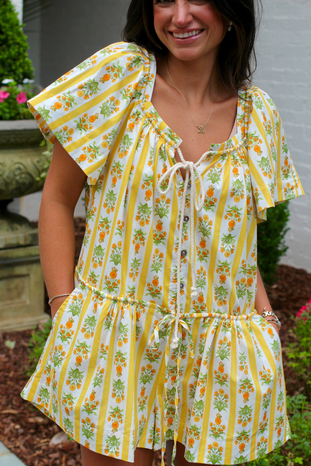 Sunflower Fields Romper