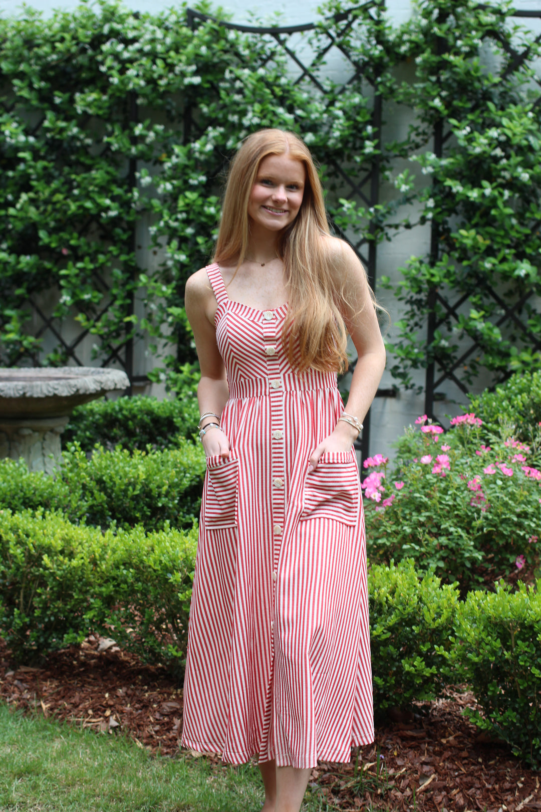 Summer Seersucker Dress