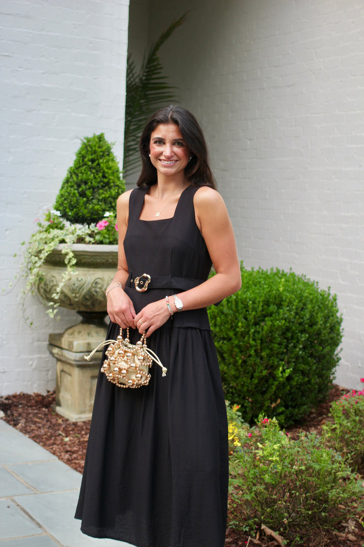 Jess Drop Waist Little Black Dress
