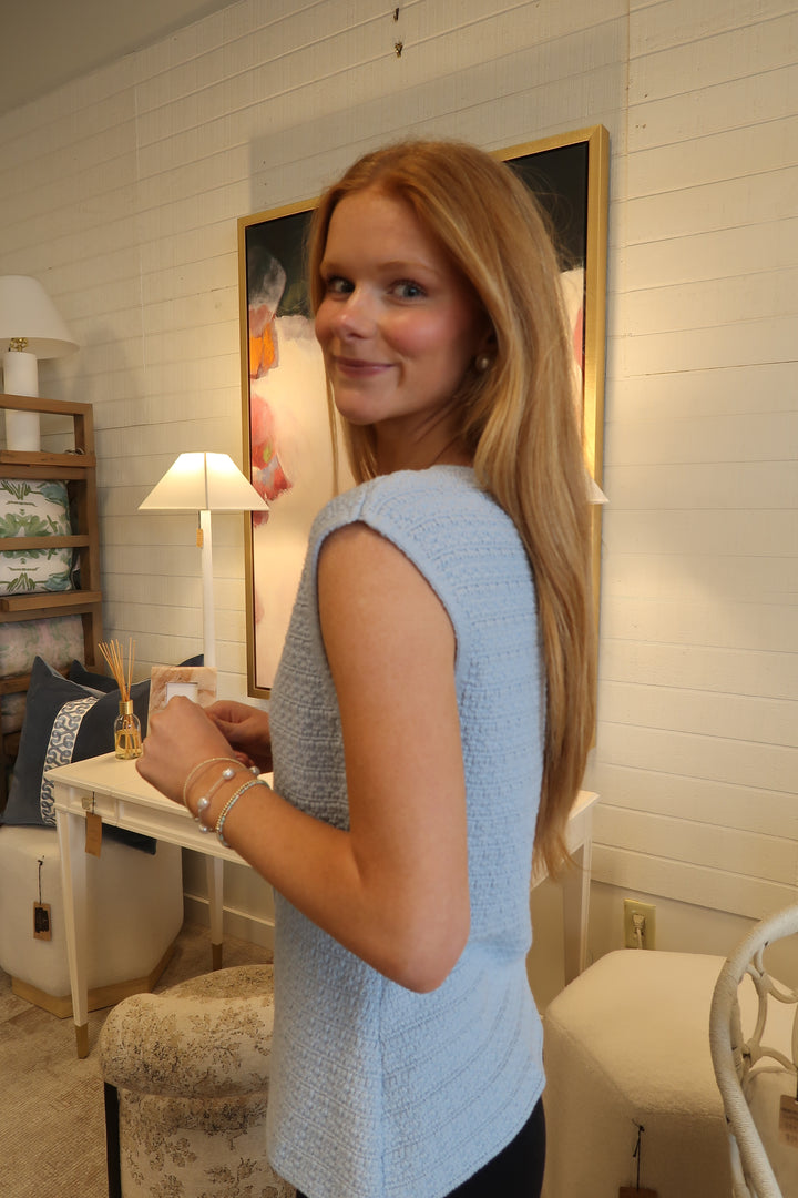 Sky Knit Vest Top