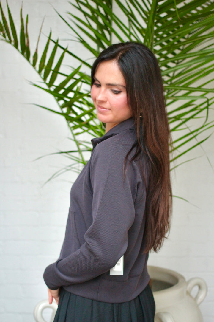 Luxe Quarter Zip Sweater