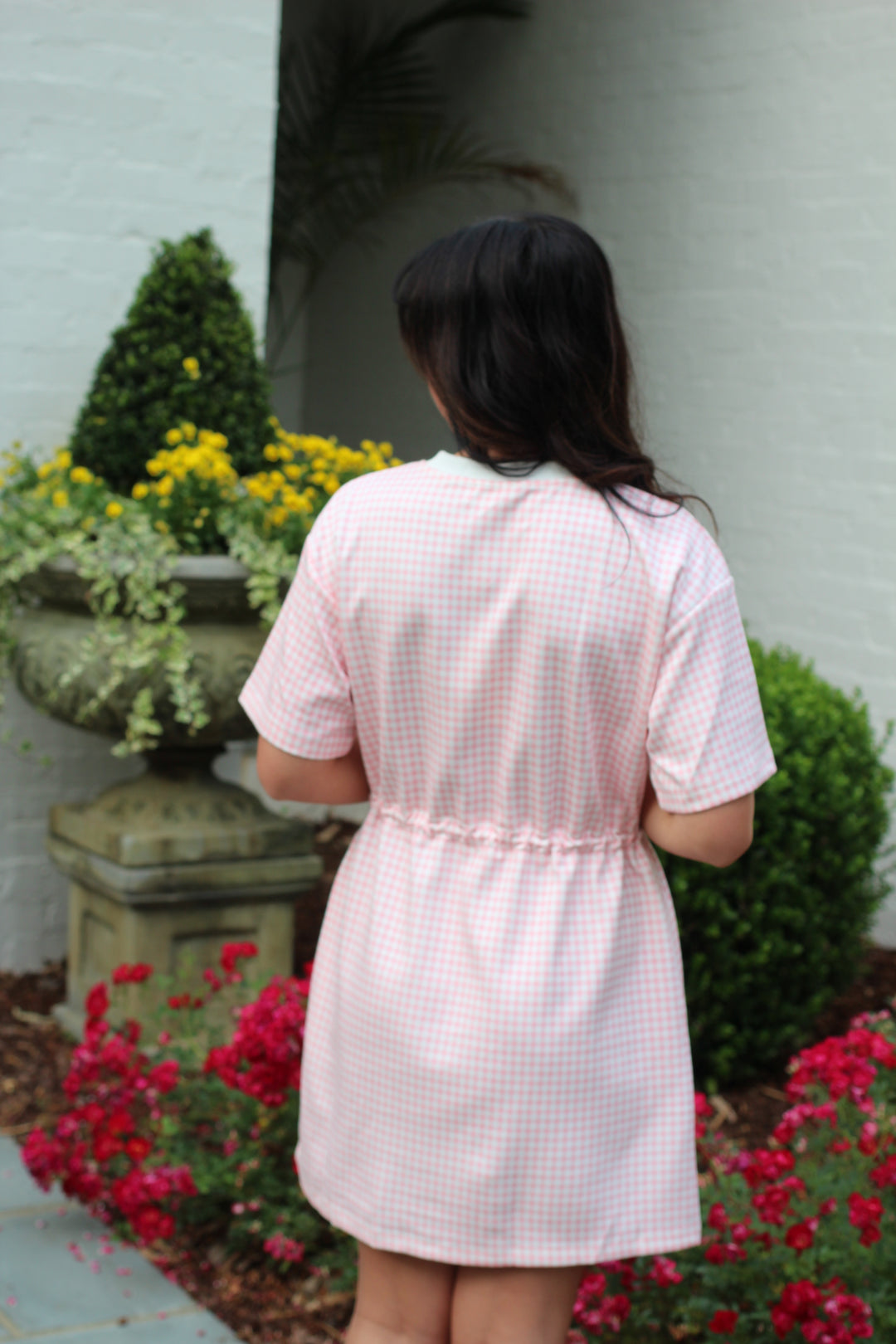 Gingham Athleisure Dress
