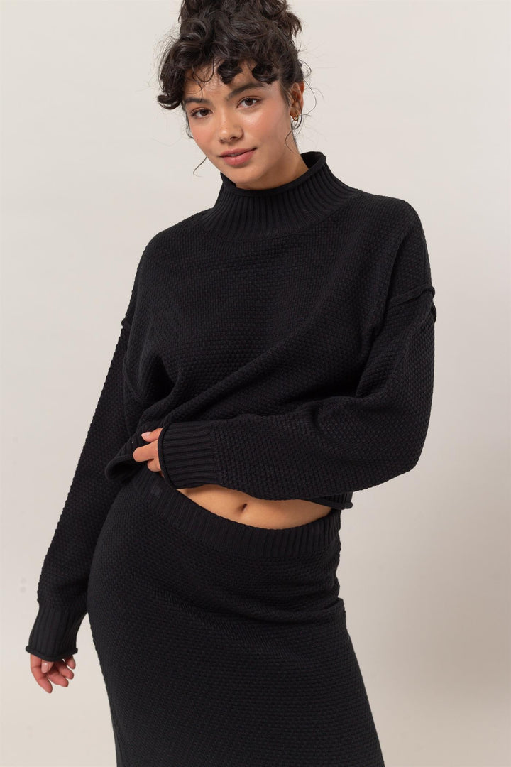 Knit Sweater Skirt Set